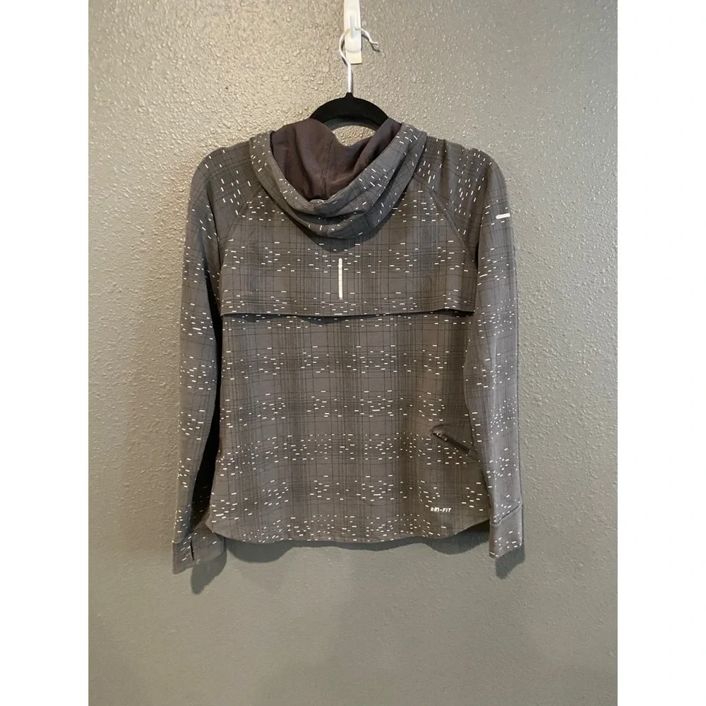 Nike Charcoal Patterned Hoodie